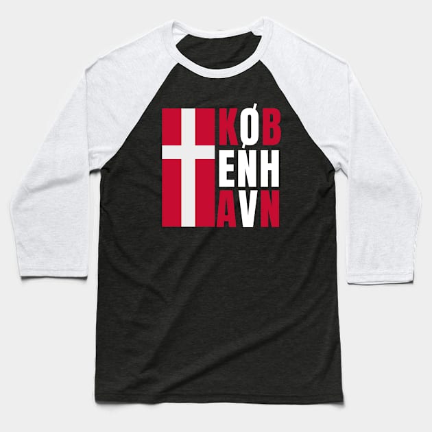 København Baseball T-Shirt by footballomatic